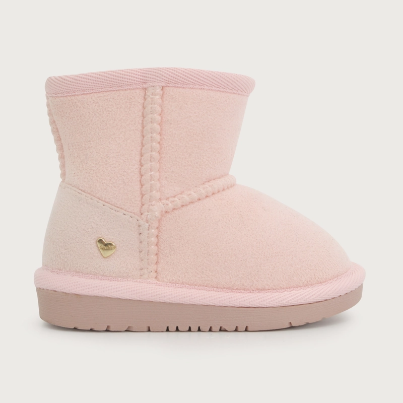 BOTIN PELUDO CASUAL ROSADO NIÑA OPALINE - 2