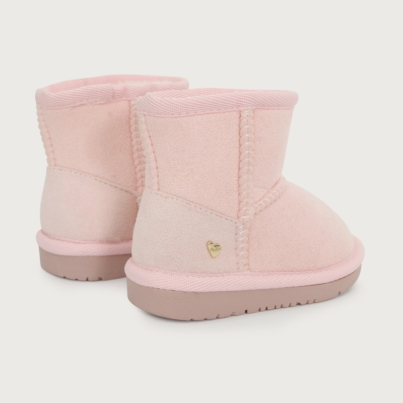 BOTIN PELUDO CASUAL ROSADO NIÑA OPALINE - 5