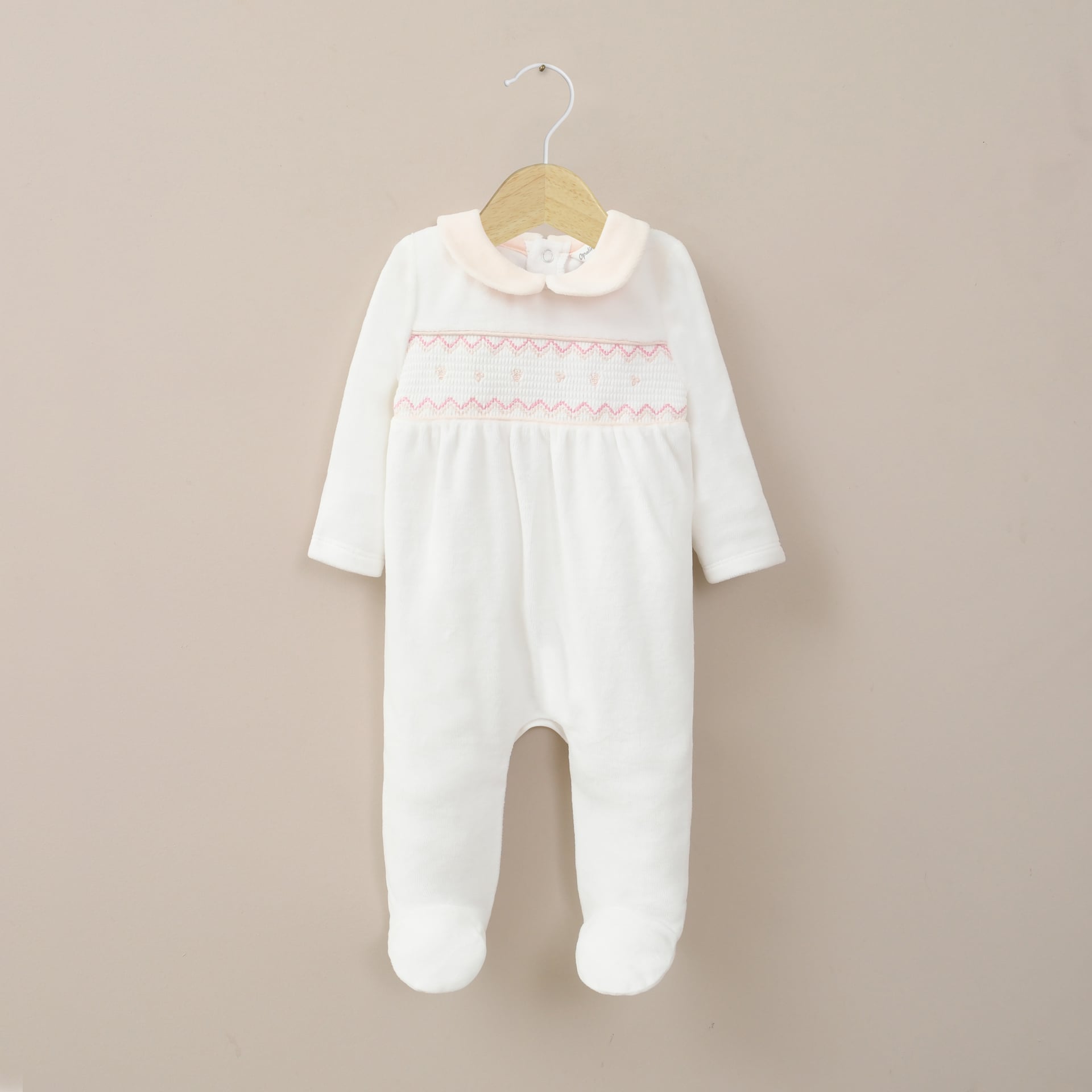 OSO PLUSH BLANCO BEBE NIÑA OPALINE - 1