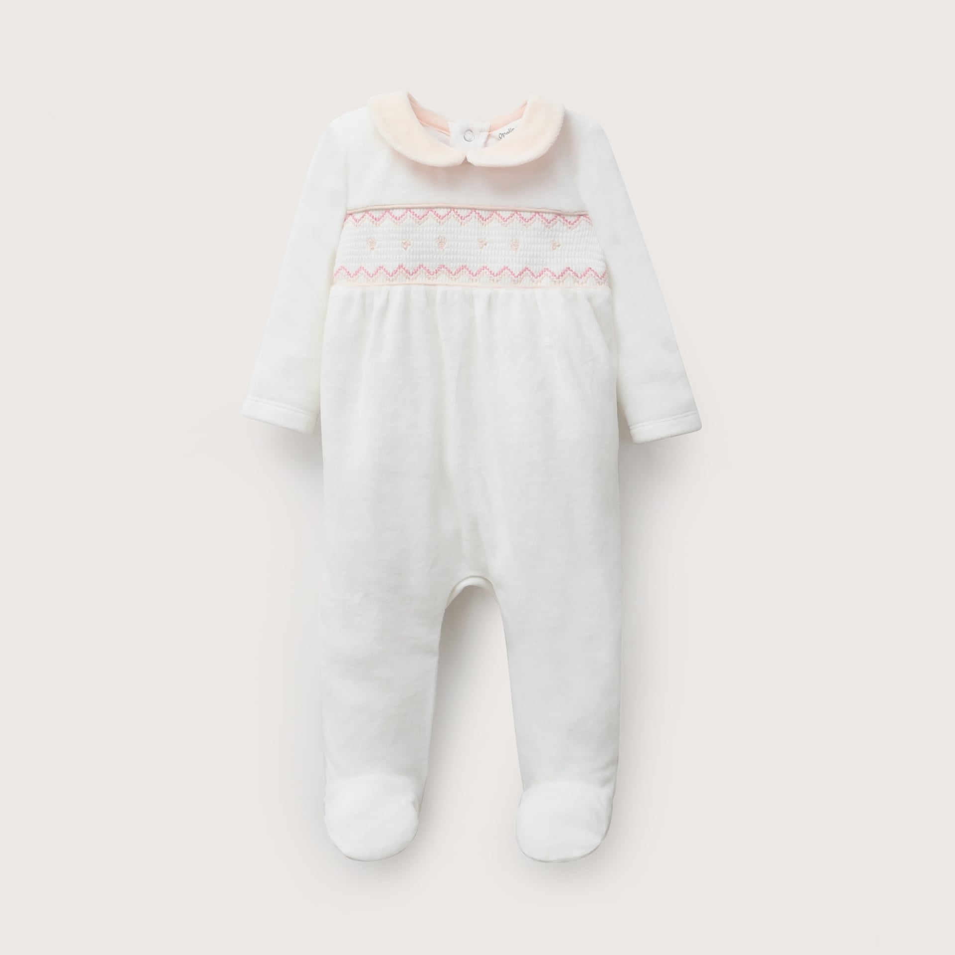 OSO PLUSH BLANCO BEBE NIÑA OPALINE - 2