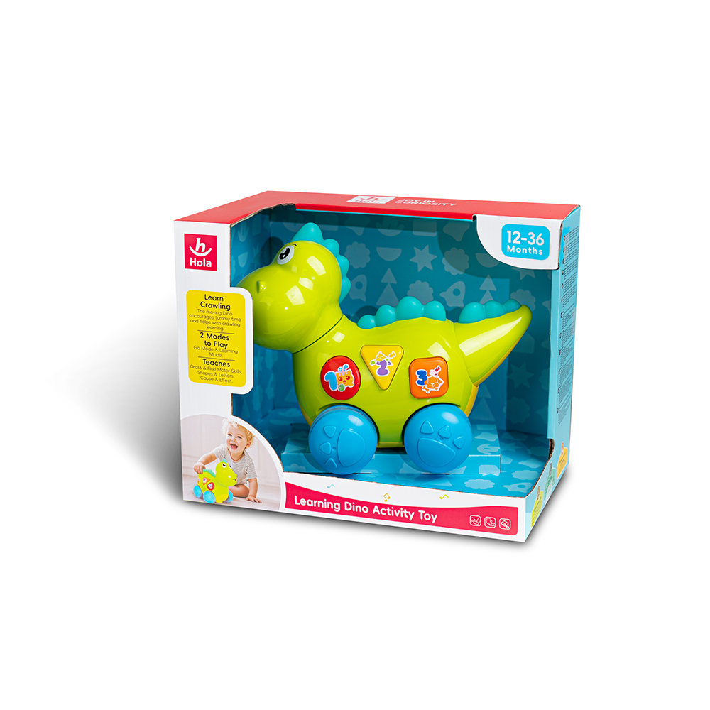 DINOSAURIO EDUCATIVO MUSICAL CON LUCES OPALINE - 2