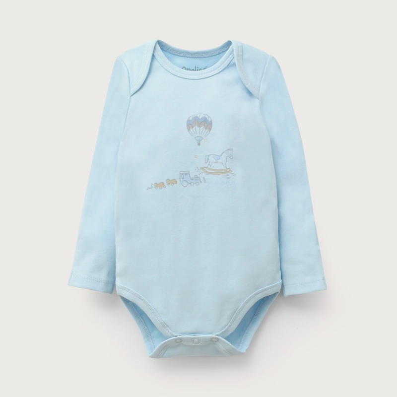 PACK BODIES BEBE NIÑO CELESTE OPALINE - 4