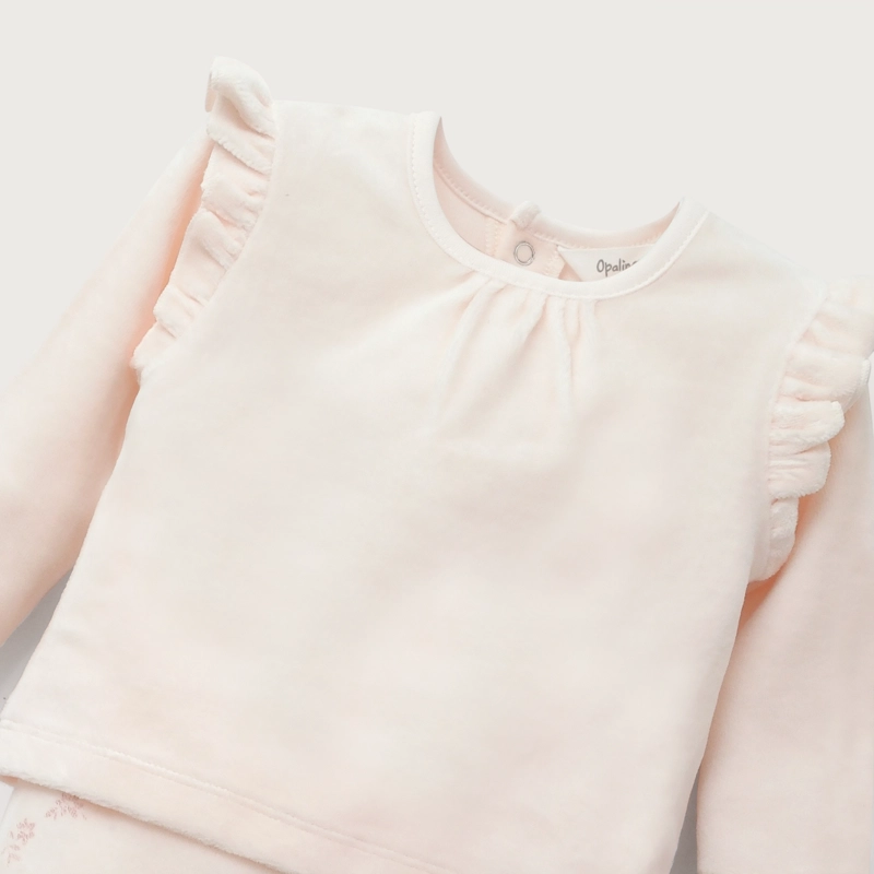 CONJUNTO FLOREADO ROSADO BEBE NIÑA - 5