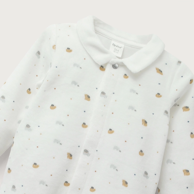 OSITO ESTAMPADO BLANCO BEBE NIÑO - 4