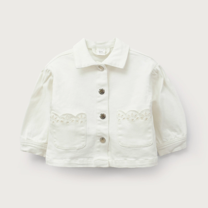 CHAQUETA BLANCA INFANT NIÑA - 2