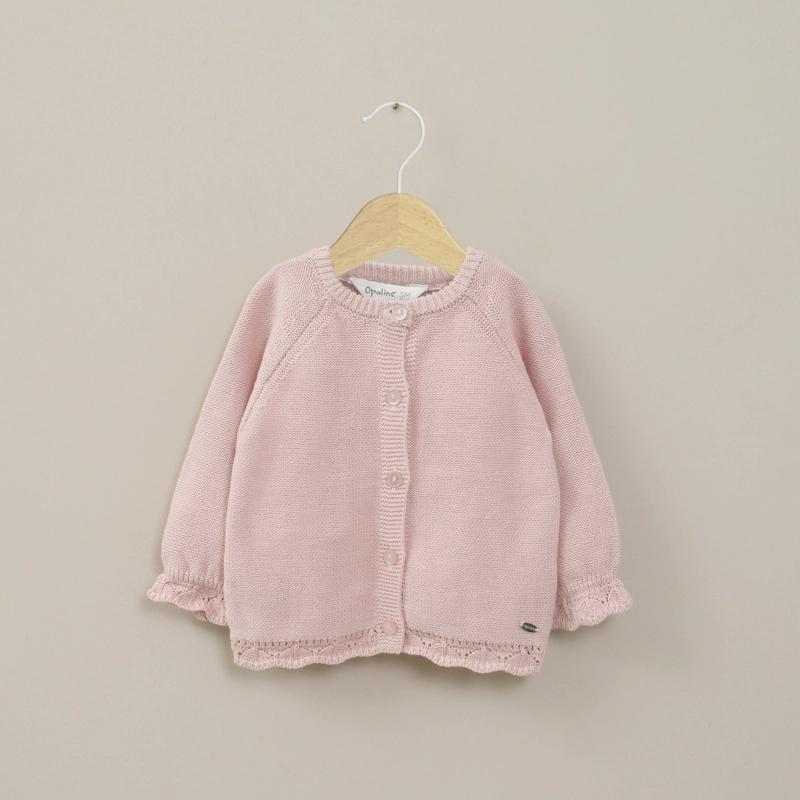 CHALECO ROSADO BEBE NIÑA - 1