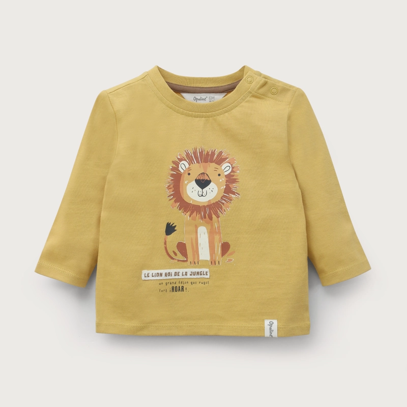 POLERA MANGA LARGA AMARILLA INFANT NIÑO - 2