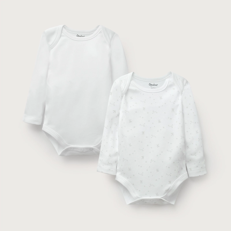 PACK 2 BODY BEIGE  ALGODON  BEBE  UNISEX - 2