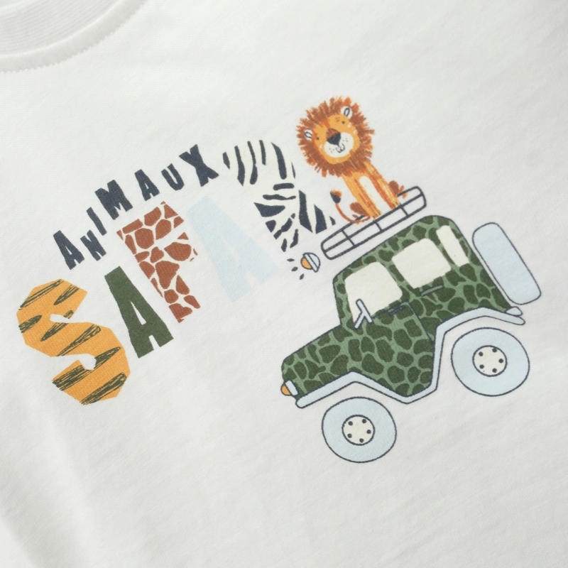 POLERA ESTAMPADA BLANCA INFANT NIÑO - 4