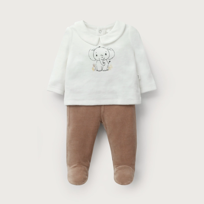 CONJUNTO CAFE  BEBE NIÑO - 2