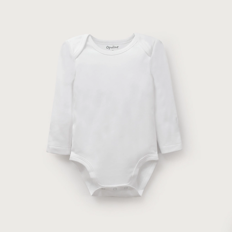 PACK 2 BODY ALGODON BEBE  UNISEX BLANCO - 3