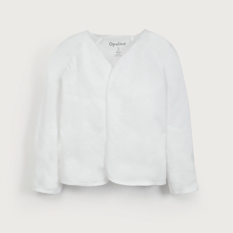 CAMISETA GUANTE BLANCO AJUAR  BEBE  UNISEX - 3