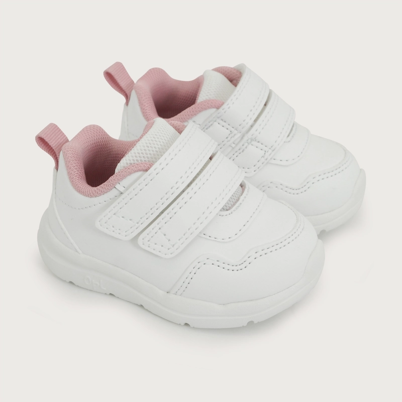 ZAPATILLA PRIMEROS PASOS DEPORTIVA NIÑA VELCRO BLANCO - 1
