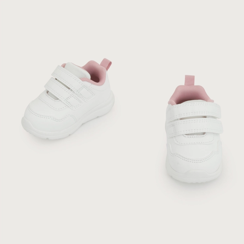 ZAPATILLA PRIMEROS PASOS DEPORTIVA NIÑA VELCRO BLANCO - 4