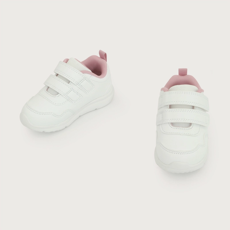 ZAPATILLA DEPORTIVA NIÑA VELCRO BLANCO - 4