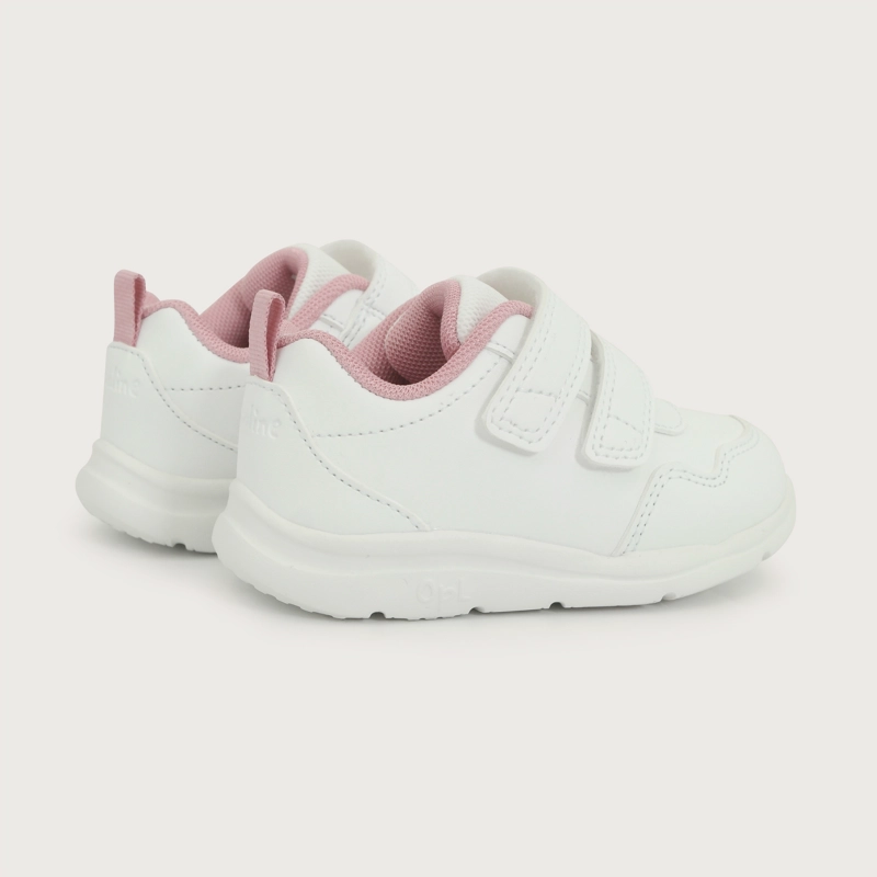 ZAPATILLA DEPORTIVA NIÑA VELCRO BLANCO - 5