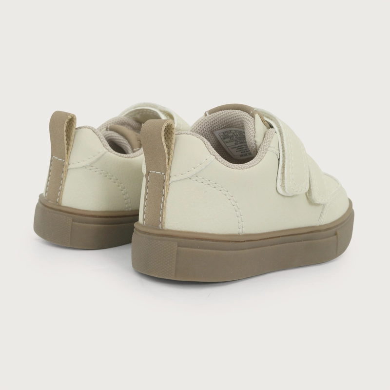 ZAPATILLA NIÑO VELCRO BEIGE - 5