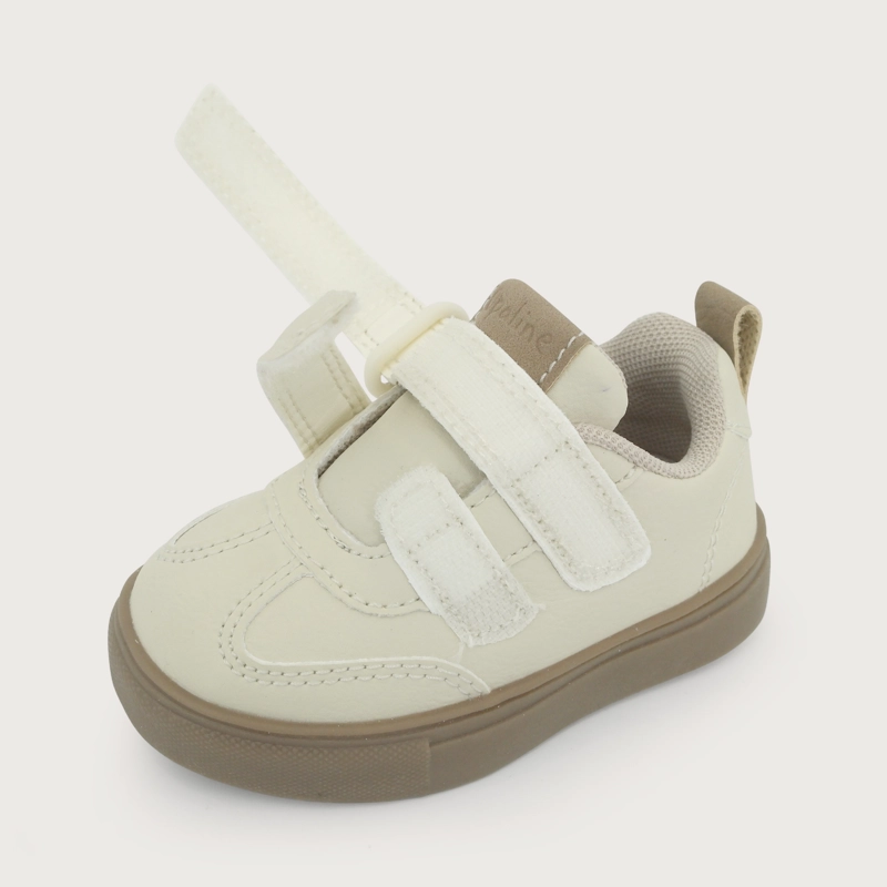 ZAPATILLA NIÑO VELCRO BEIGE - 6