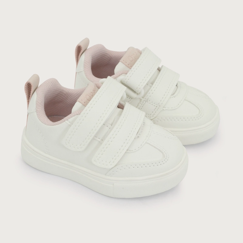 ZAPATILLA PRIMEROS PASOS NIÑA VELCRO BLANCO - 1