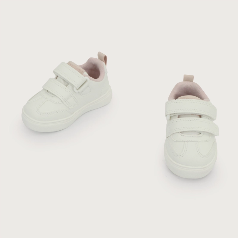 ZAPATILLA PRIMEROS PASOS NIÑA VELCRO BLANCO - 3