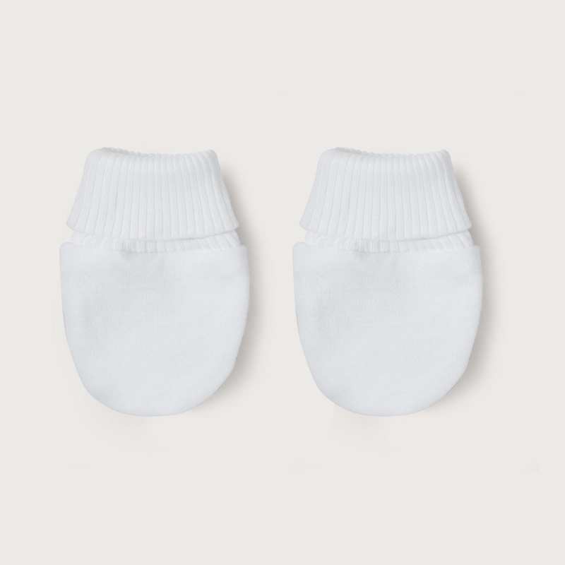 PACK 2 MITONES DE BEBE  BLANCO BEBE  UNISEX - 2