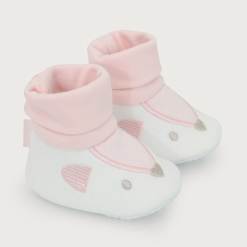 PANTUFLA ROSADA BEBE NIÑA ZORRITO - 1