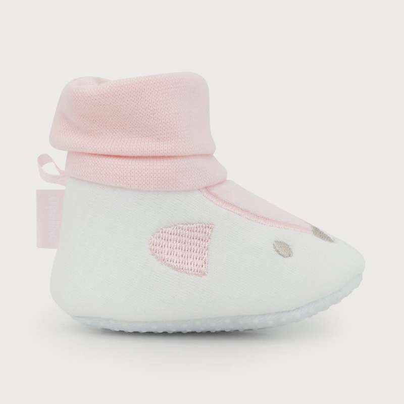 PANTUFLA ROSADA BEBE NIÑA ZORRITO - 2