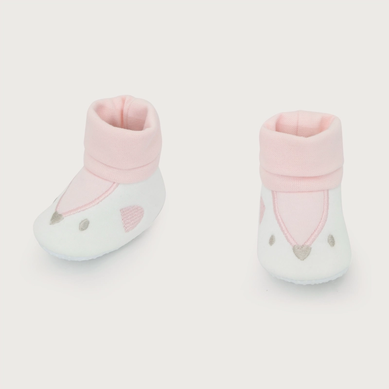 PANTUFLA ROSADA BEBE NIÑA ZORRITO - 4