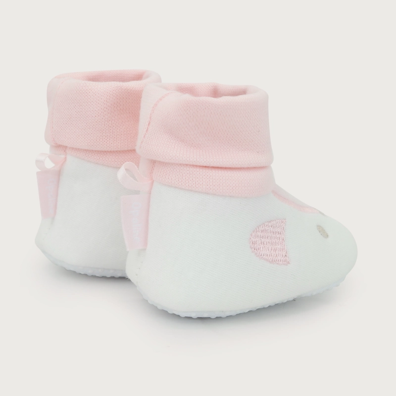PANTUFLA ROSADA BEBE NIÑA ZORRITO - 5