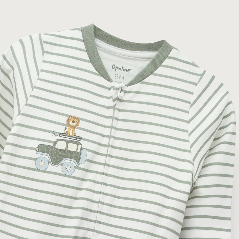 PIJAMA RAYADO VERDE INFANT NIÑO - 4