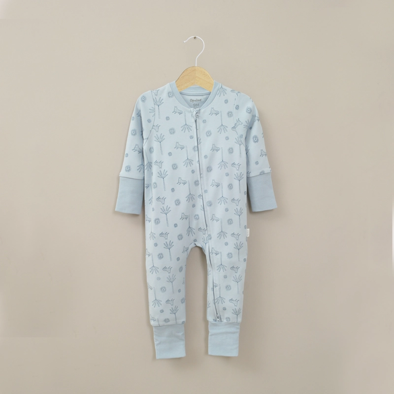 PIJAMA CELESTE DISEÑO ANIMALES INFANT NIÑO - 1