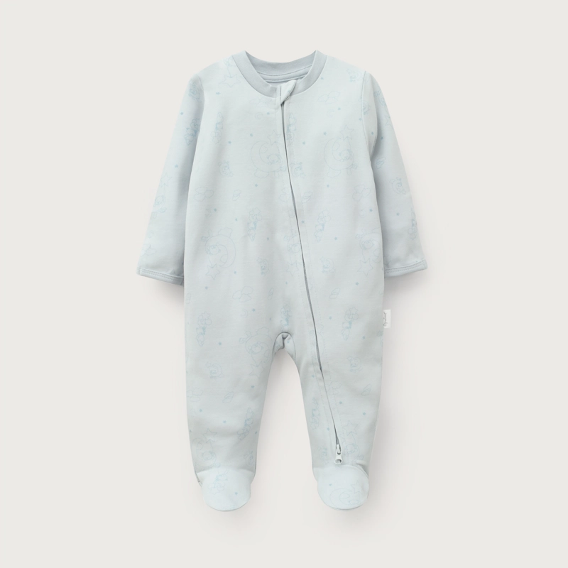 PIJAMA DISEÑO CELESTE BEBE  NIÑO - 2