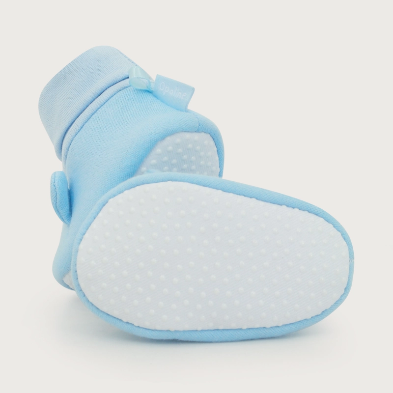 PANTUFLA CELESTE BEBE NIÑO OREJAS - 3