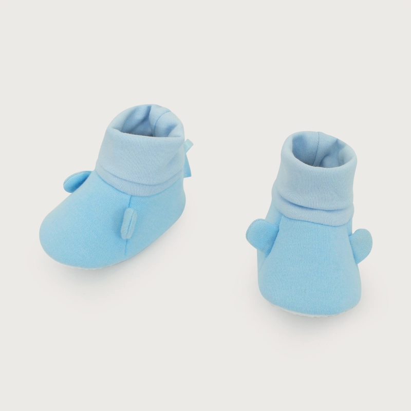 PANTUFLA CELESTE BEBE NIÑO OREJAS - 4