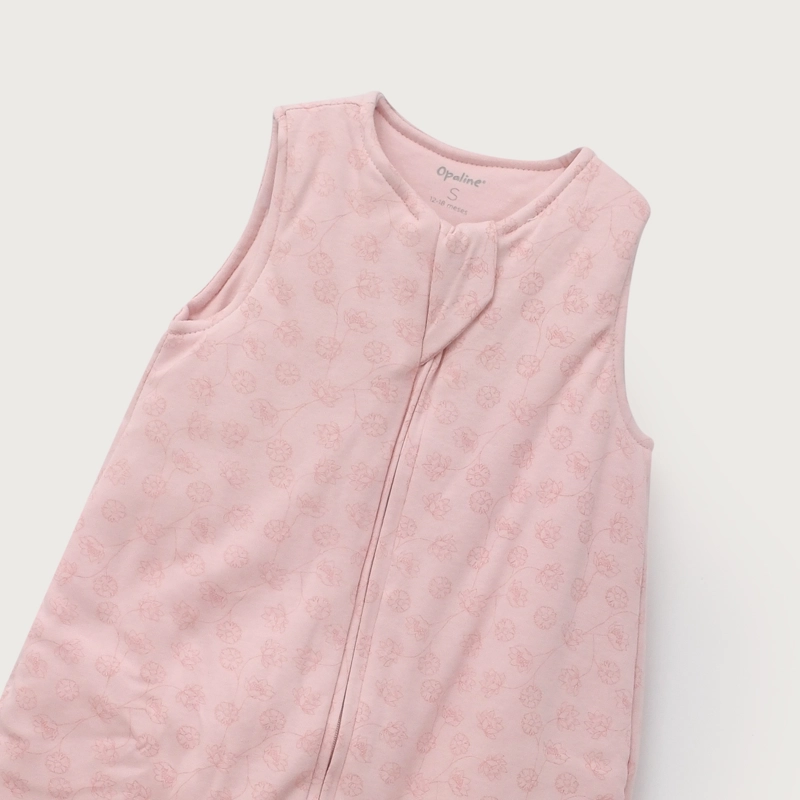 SACO DE DORMIR ROSADO DISEÑO FLORES NIÑA TOG 3.0 - 3