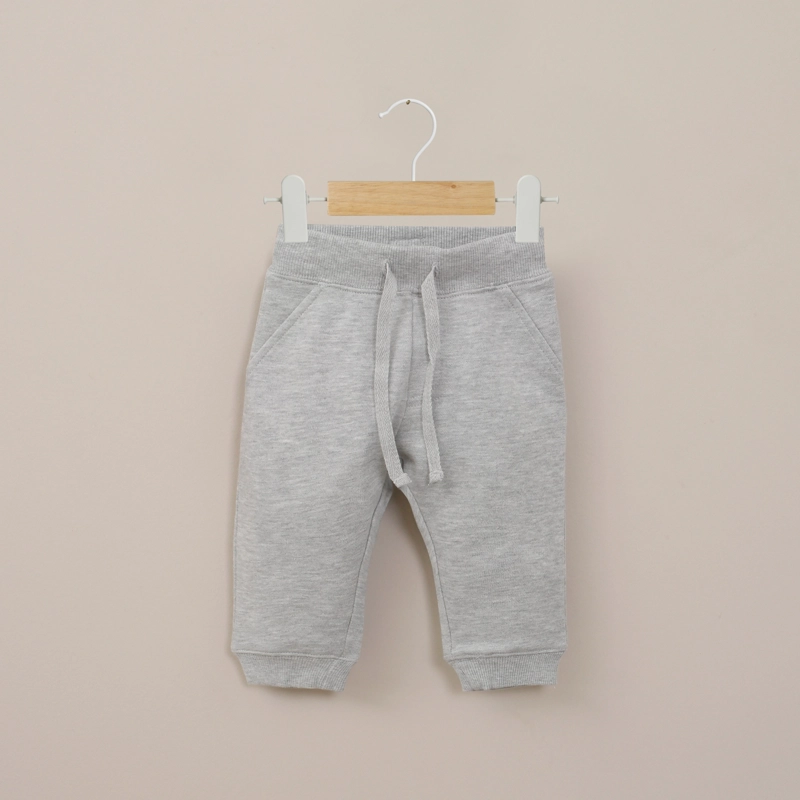 PANTALON BUZO GRIS MELANGE INFANT NIÑO - 1