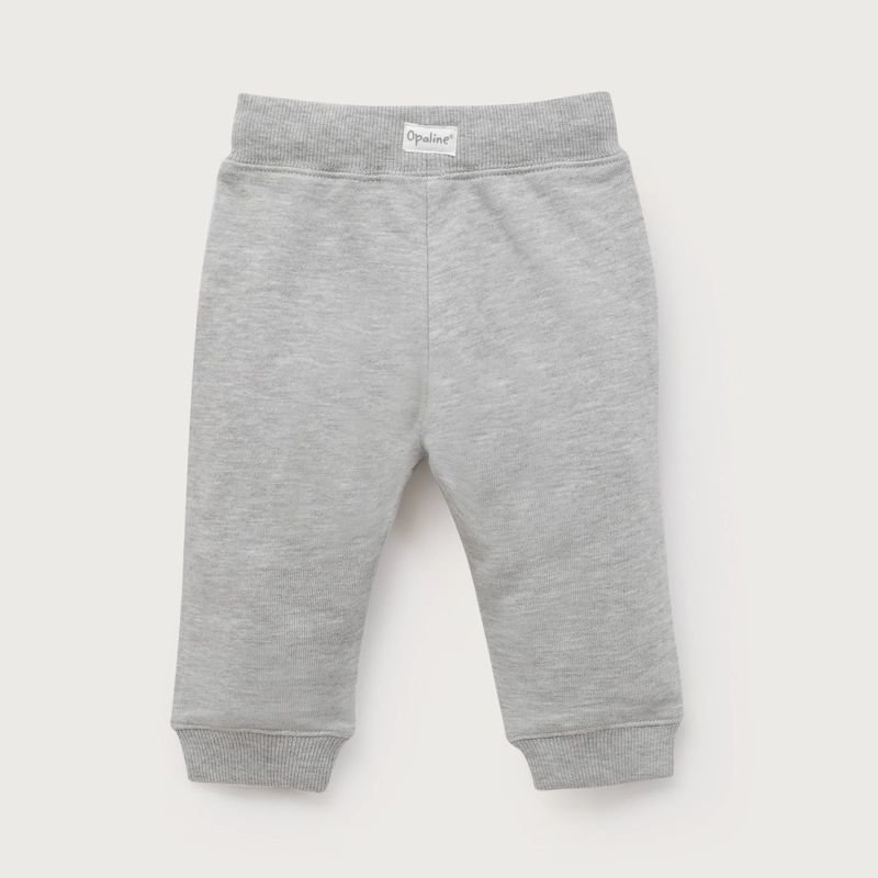 PANTALON BUZO GRIS MELANGE INFANT NIÑO - 3