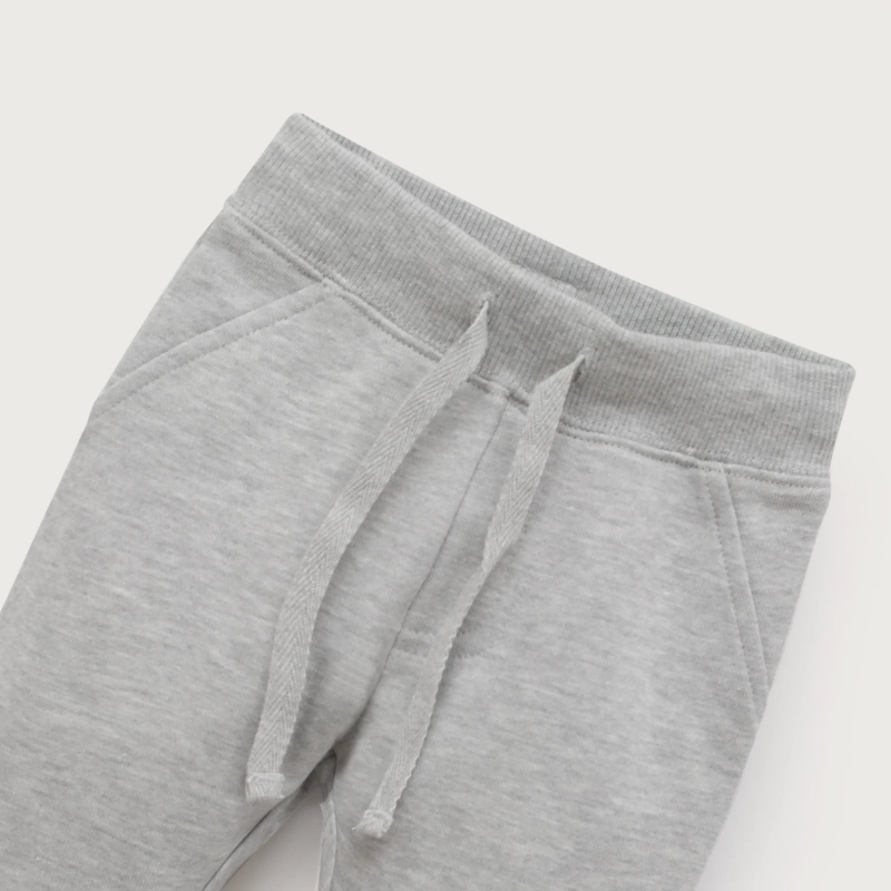 PANTALON BUZO GRIS MELANGE INFANT NIÑO - 4