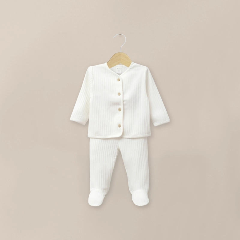 CONJUNTO CLINICA BLANCO BEBE UNISEX - 1