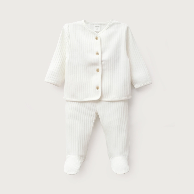 CONJUNTO CLINICA BLANCO BEBE UNISEX - 2