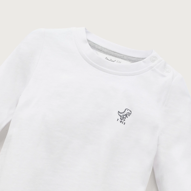 POLERA BASICA BLANCA INFANT NIÑO - 4