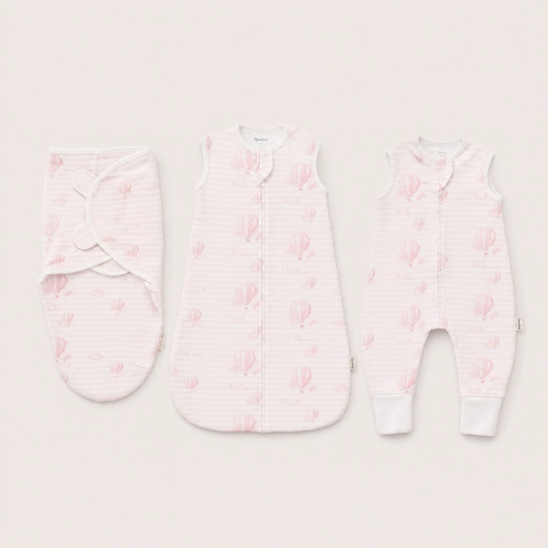 SET 3 SACOS DE DORMIR ROSADO BEBE  NIÑA TOG 1.0 - 1