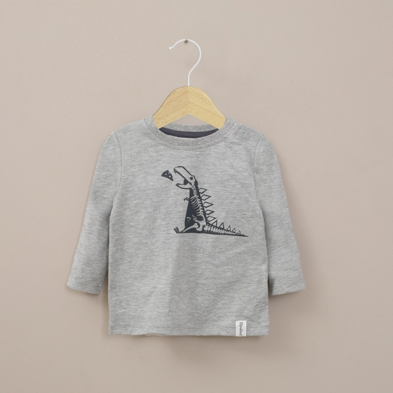 POLERA GRIS MELANGE INFANT NIÑO - 1
