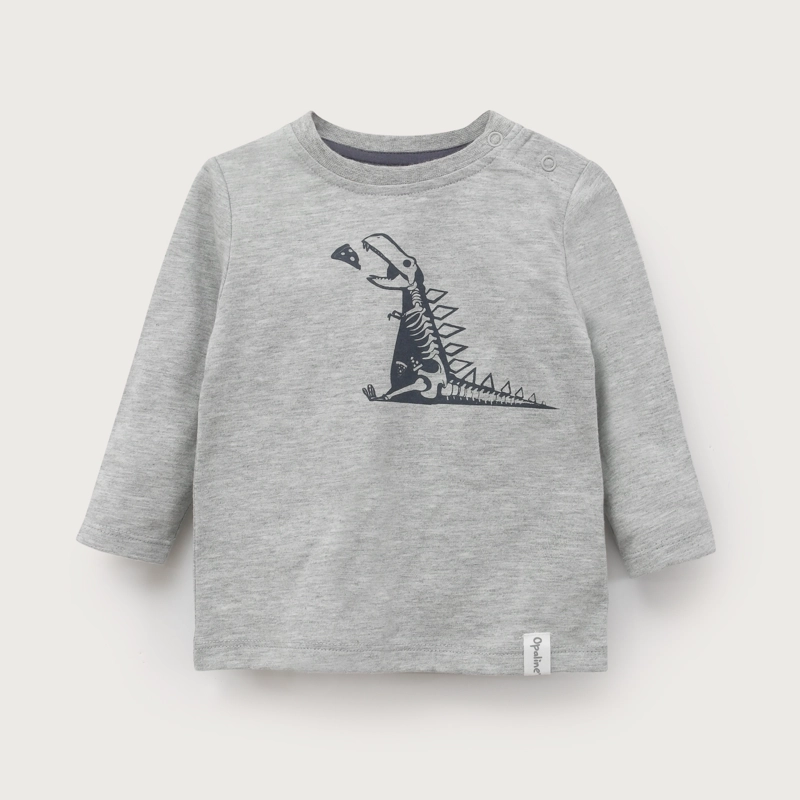 POLERA GRIS MELANGE INFANT NIÑO - 2