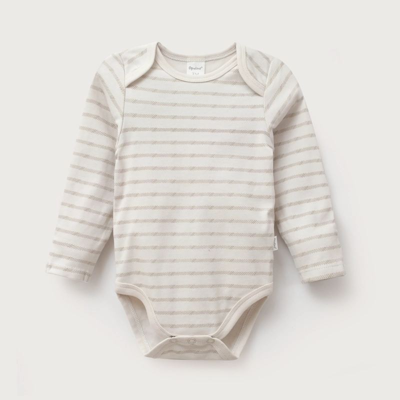 CONJUNTO BODIES + PANTALON BEIGE BEBE UNISEX - 4