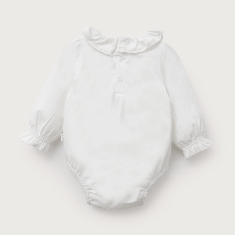 BOMBACHO MANGA LARGA BLANCO BEBE NIÑA - 3