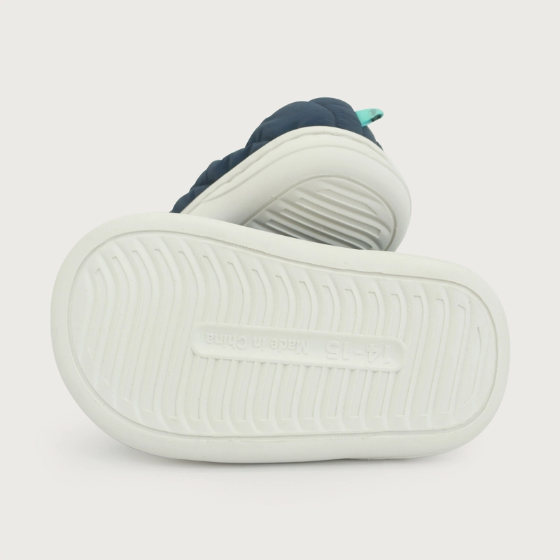PANTUFLA PUFFER AZUL NIÑO - 3