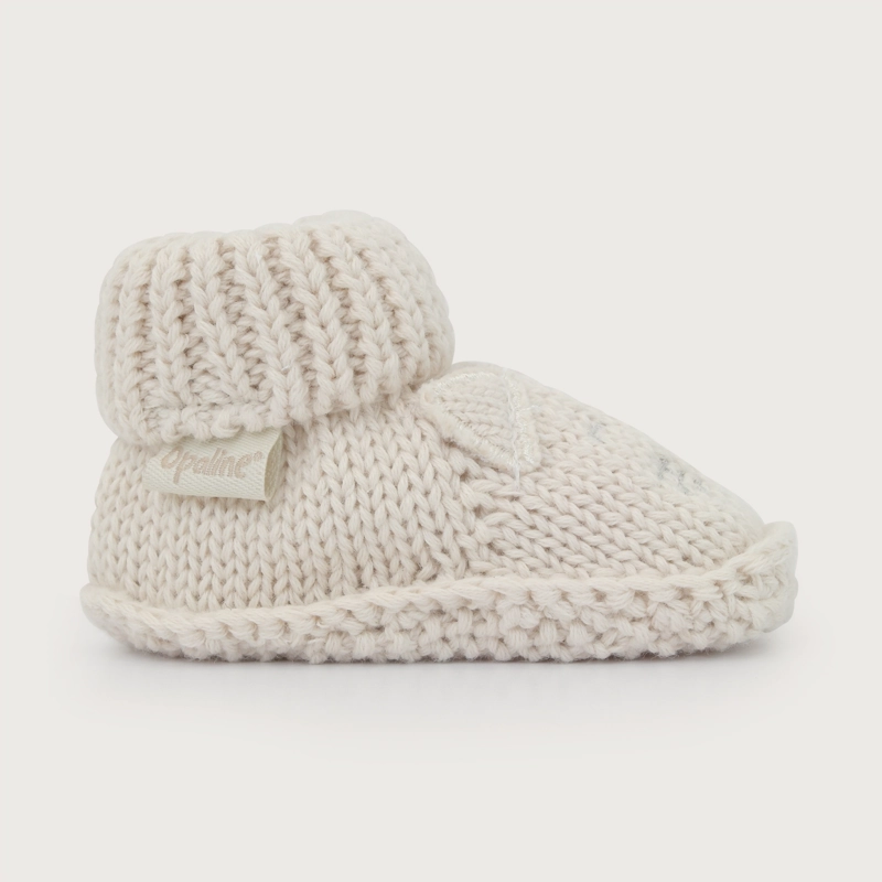 ZAPATO TEJIDO BLANCO BEBE UNISEX GATO - 2