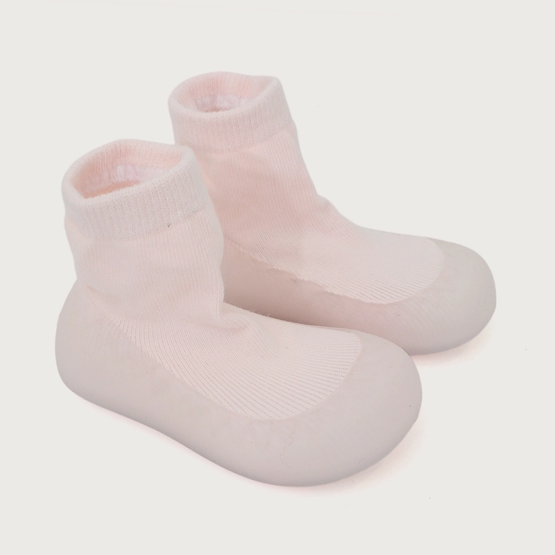 PANTUFLA ANTIDESLIZANTE ROSADO NIÑA - 1