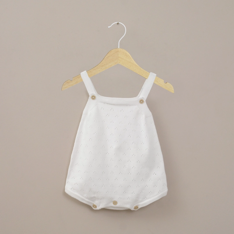 BOMBACHO TEJIDO BLANCO BEBE NIÑA - 1